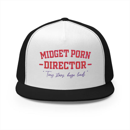 Midget Porn Director 5 Panel Trucker Cap (Embroidery)