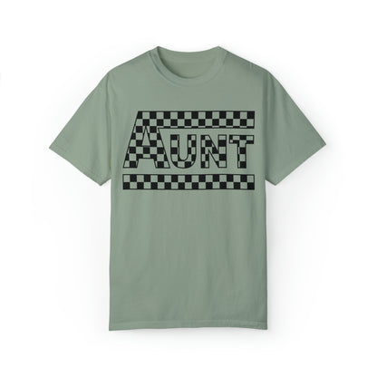 Checkered Aunt Comfort Colors Unisex Garment-Dyed T-shirt