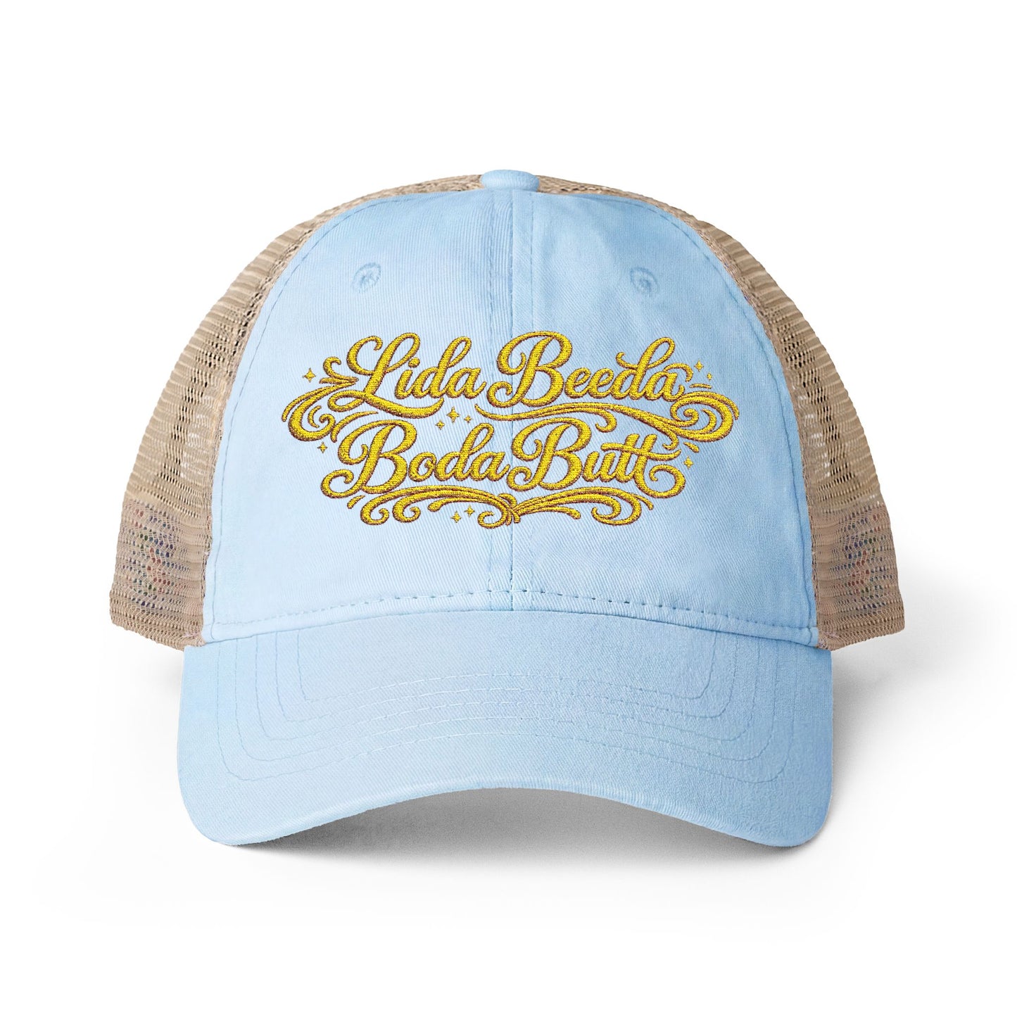 Lida Beeda Boda Butt Women's Washed Mesh-Back Cap