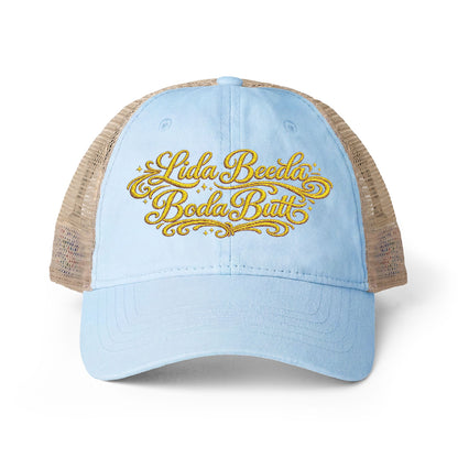 Lida Beeda Boda Butt Women's Washed Mesh-Back Cap