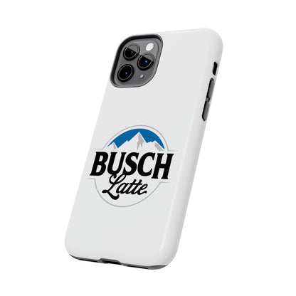 Busch Latte White Tough iPhone Cases