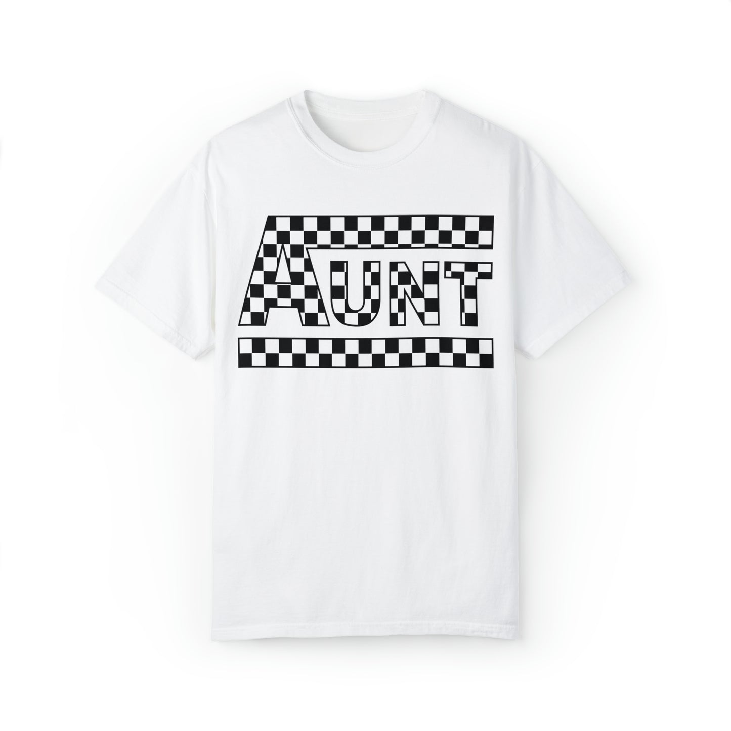 Checkered Aunt Comfort Colors Unisex Garment-Dyed T-shirt