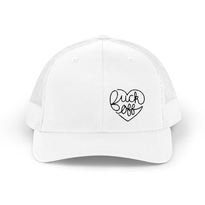 F*CK OFF Heart (Ladies) Snapback Trucker Cap