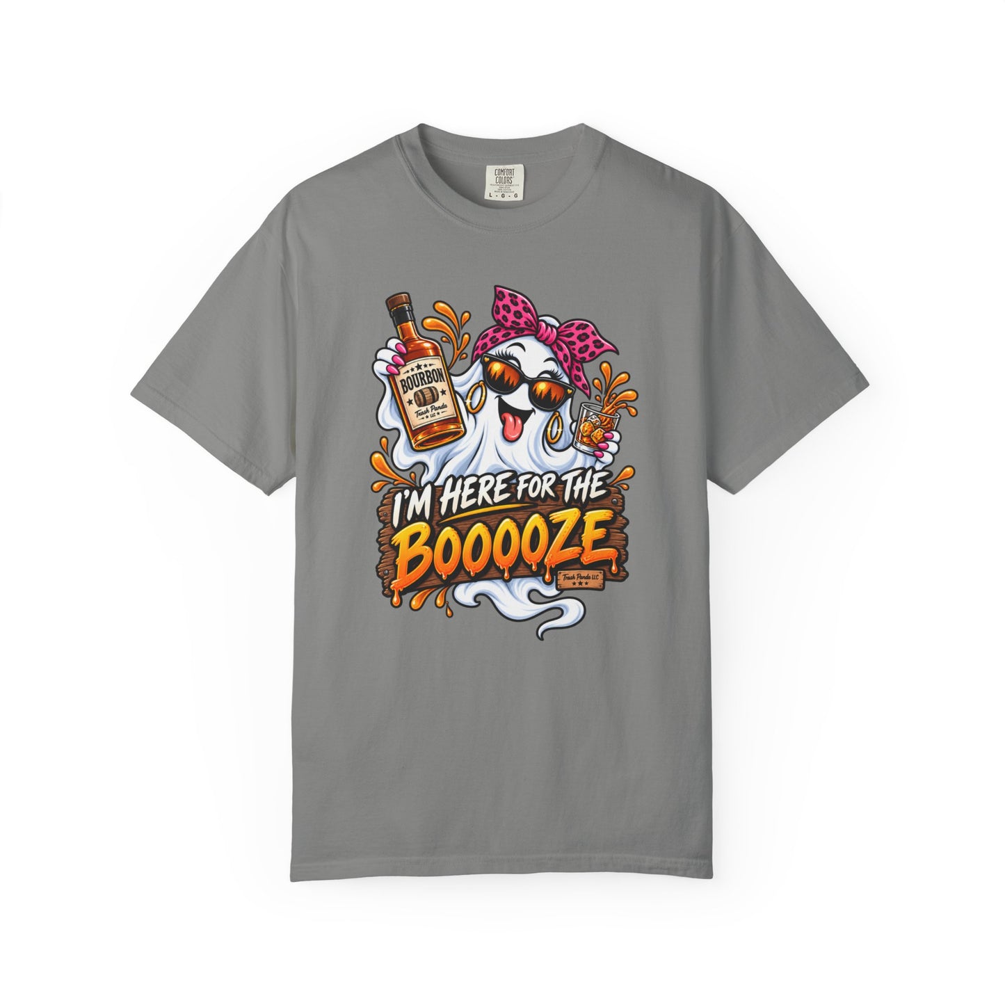 Here For The Booooze (Ladies) Comfort Colors T-shirt
