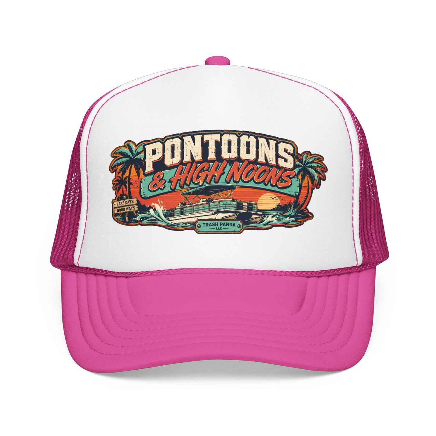 Pontoons & High Noons Foam Trucker Hat (Printed)
