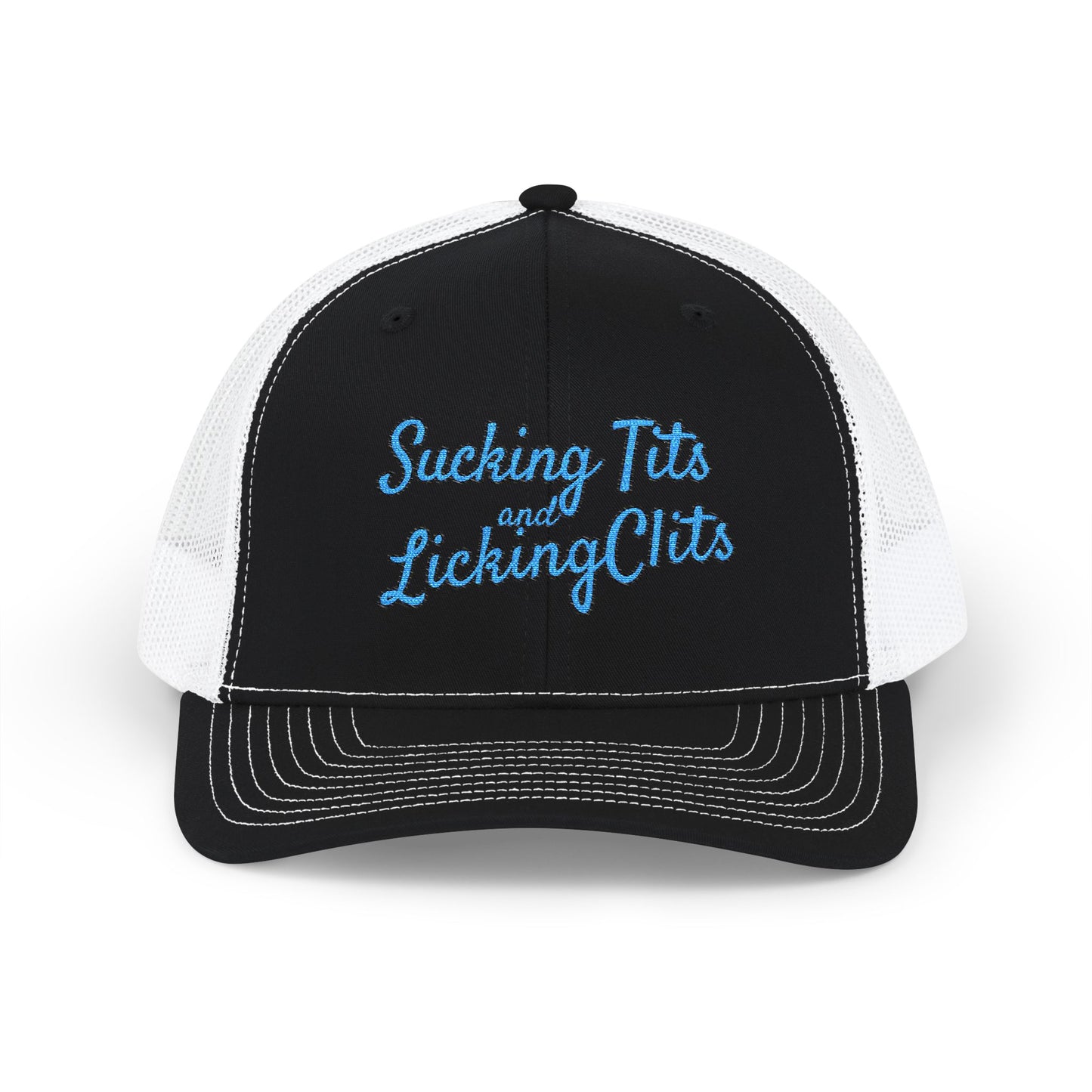 Sucking Ts and Licking Cs (Blue Thread) Richardson 112 Snapback Trucker Cap