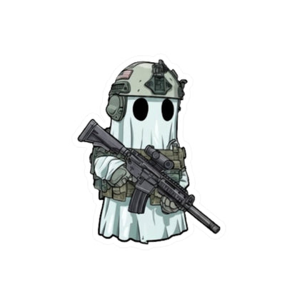 Cartoon Ghost - Tactical Gear Vinyl Decals