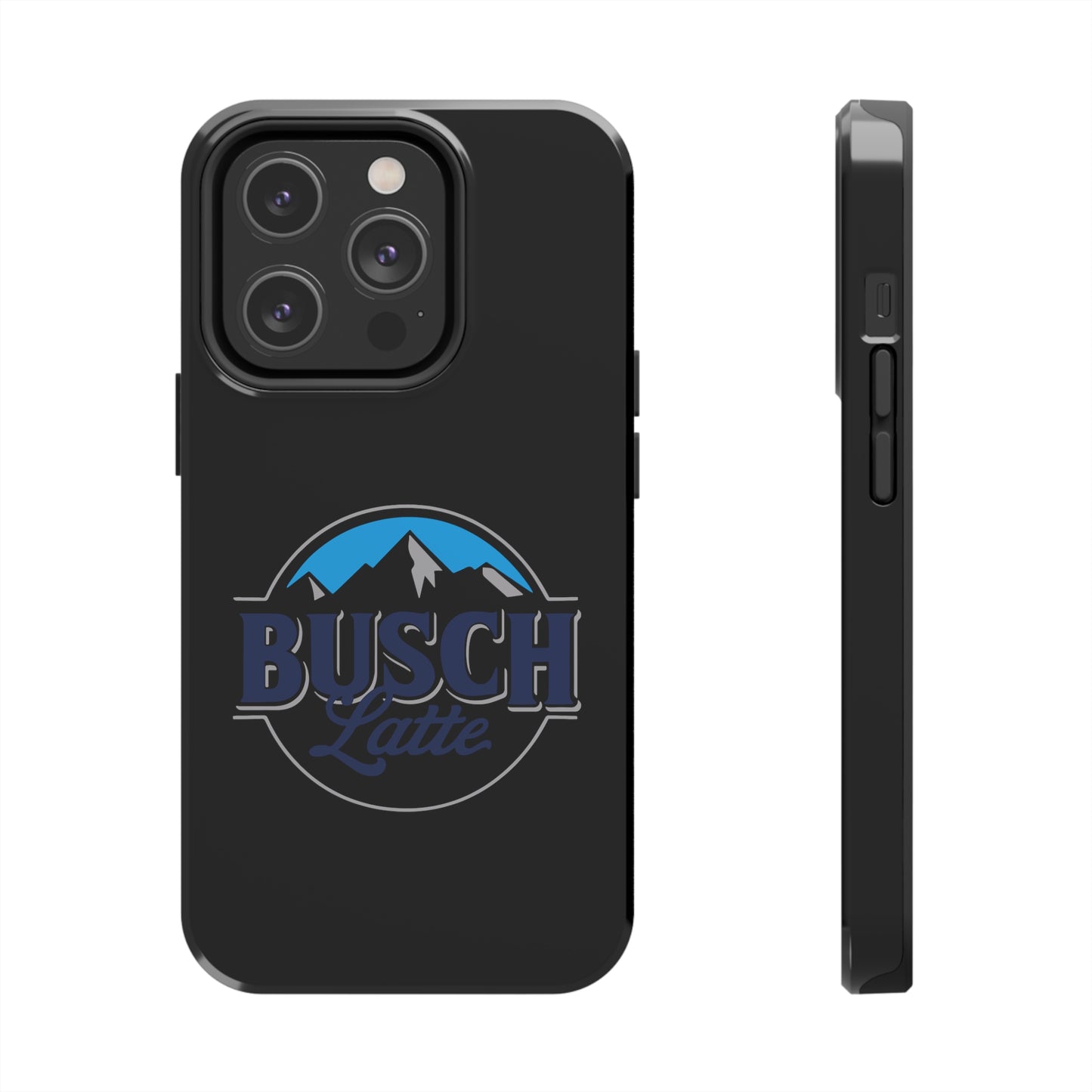 Busch Latte Blk Tough iPhone Cases