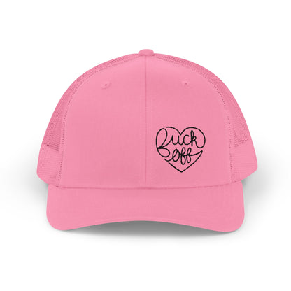 F*CK OFF Heart (Ladies) Snapback Trucker Cap