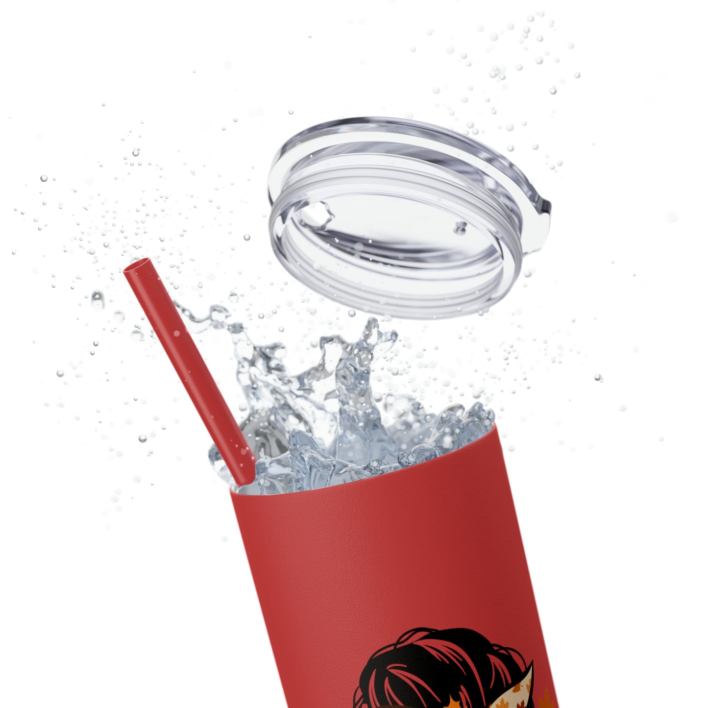 In My Mom Era Fall Skinny Tumbler with Straw, 20oz