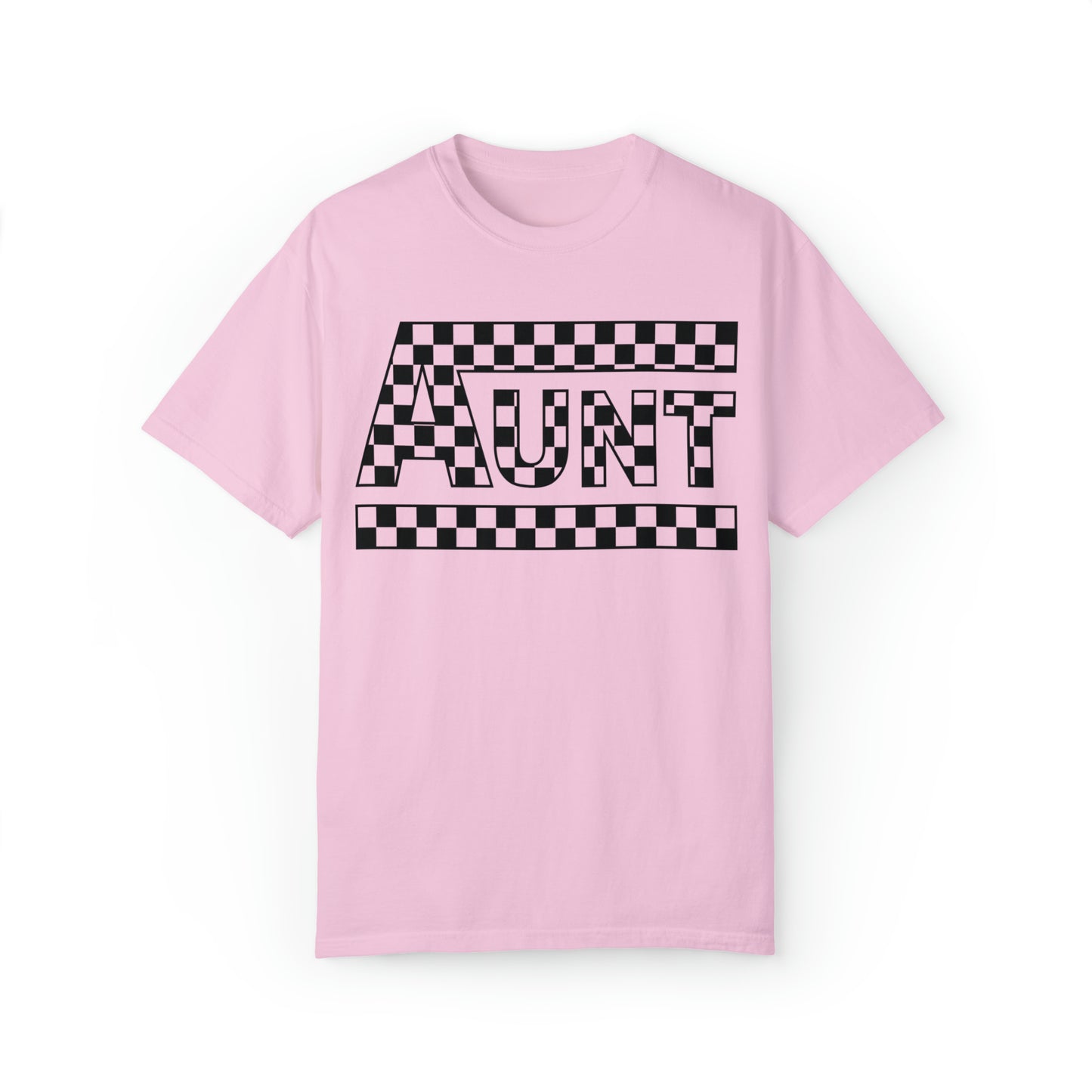 Checkered Aunt Comfort Colors Unisex Garment-Dyed T-shirt