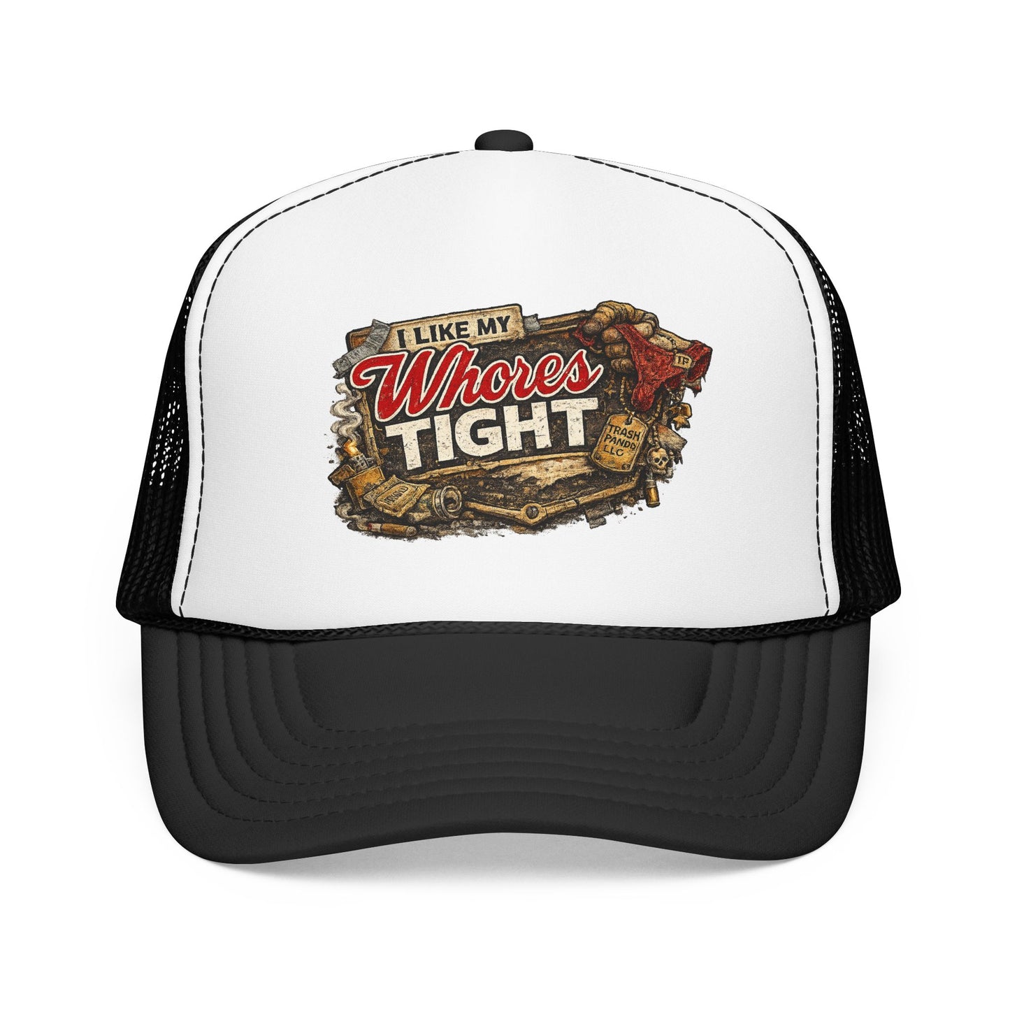I Like My W Tight Foam Trucker Hat (Printed)