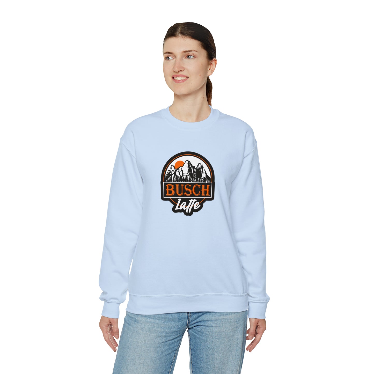 Busch Latte Sweatshirt Unisex Heavy Blend™ Crewneck Sweatshirt