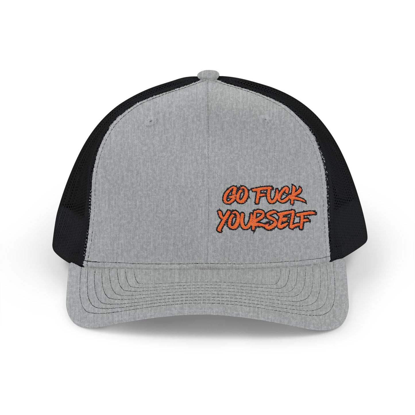 Go F Yourself (RED) Richardson 112 Snapback Trucker Cap