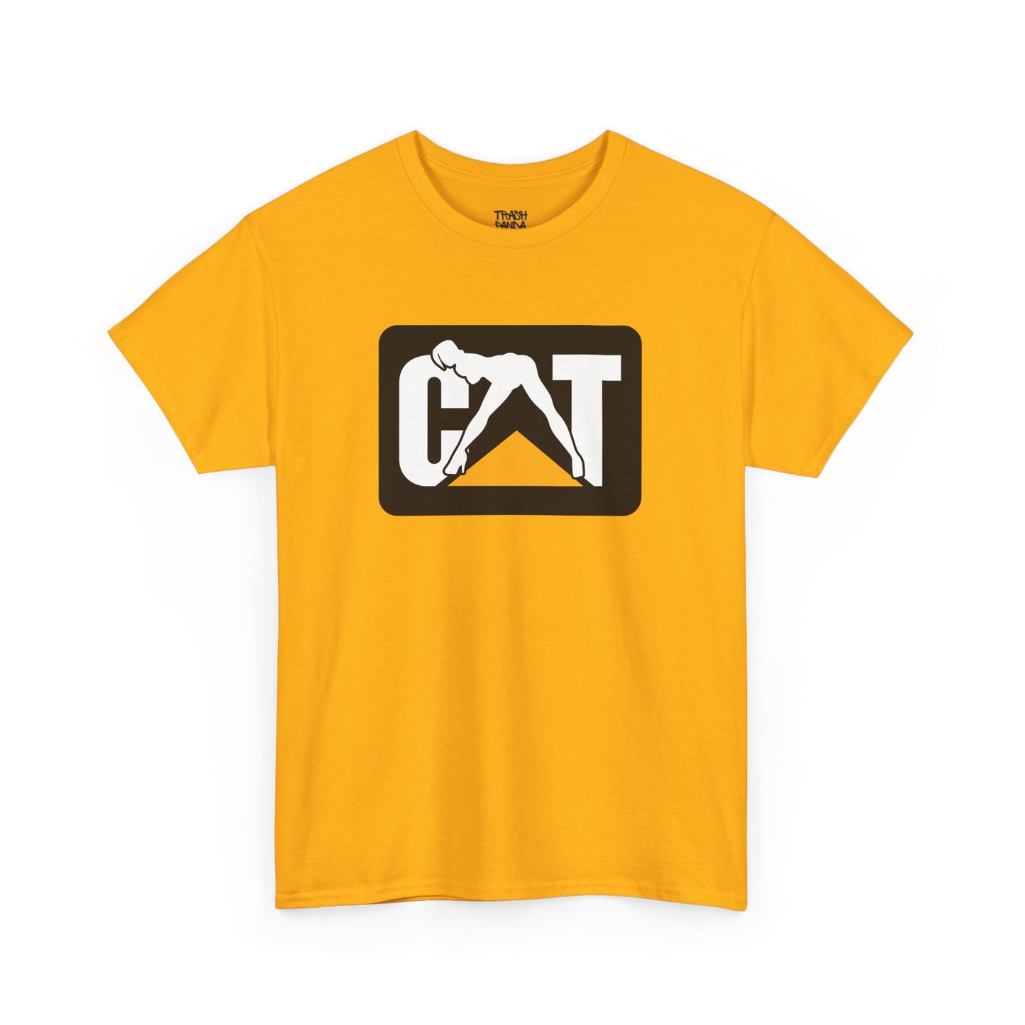 CAT Girl Logo Front Unisex Heavy Cotton Tee