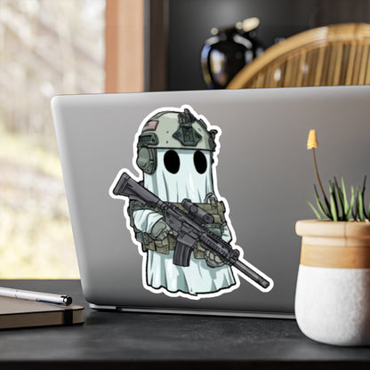 Cartoon Ghost - Tactical Gear Vinyl Decals