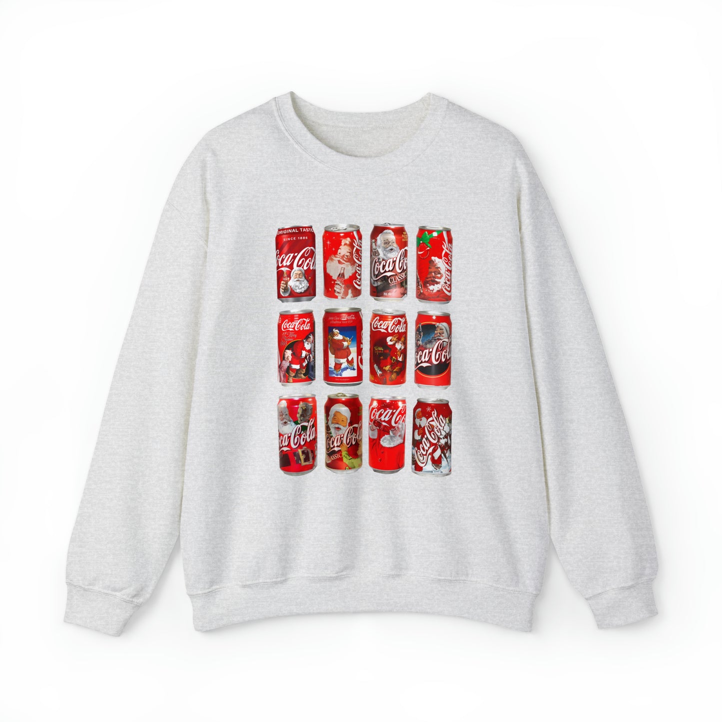 Christmas Coke Cans Sweatshirt Unisex Heavy Blend™ Crewneck Sweatshirt