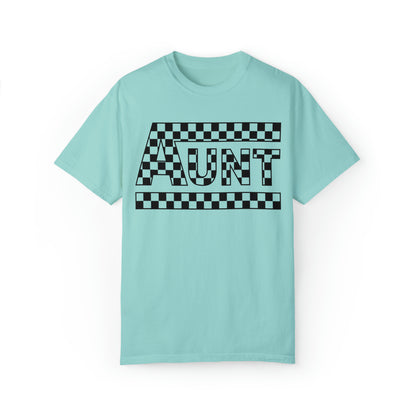 Checkered Aunt Comfort Colors Unisex Garment-Dyed T-shirt