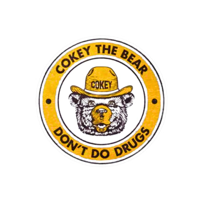 Cokey The Bear Kiss-Cut Vinyl Decals