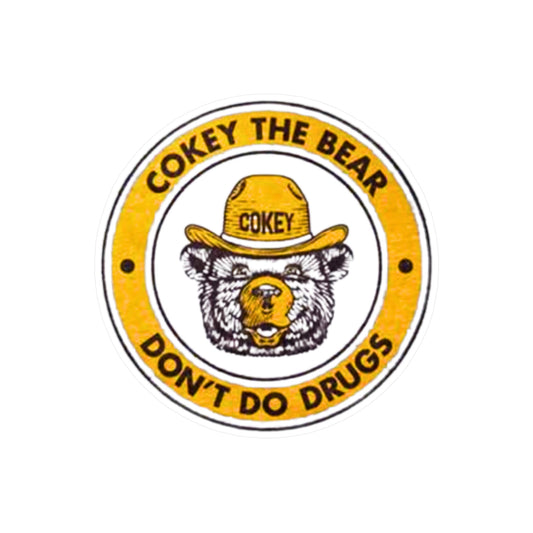 Cokey The Bear Kiss-Cut Vinyl Decals