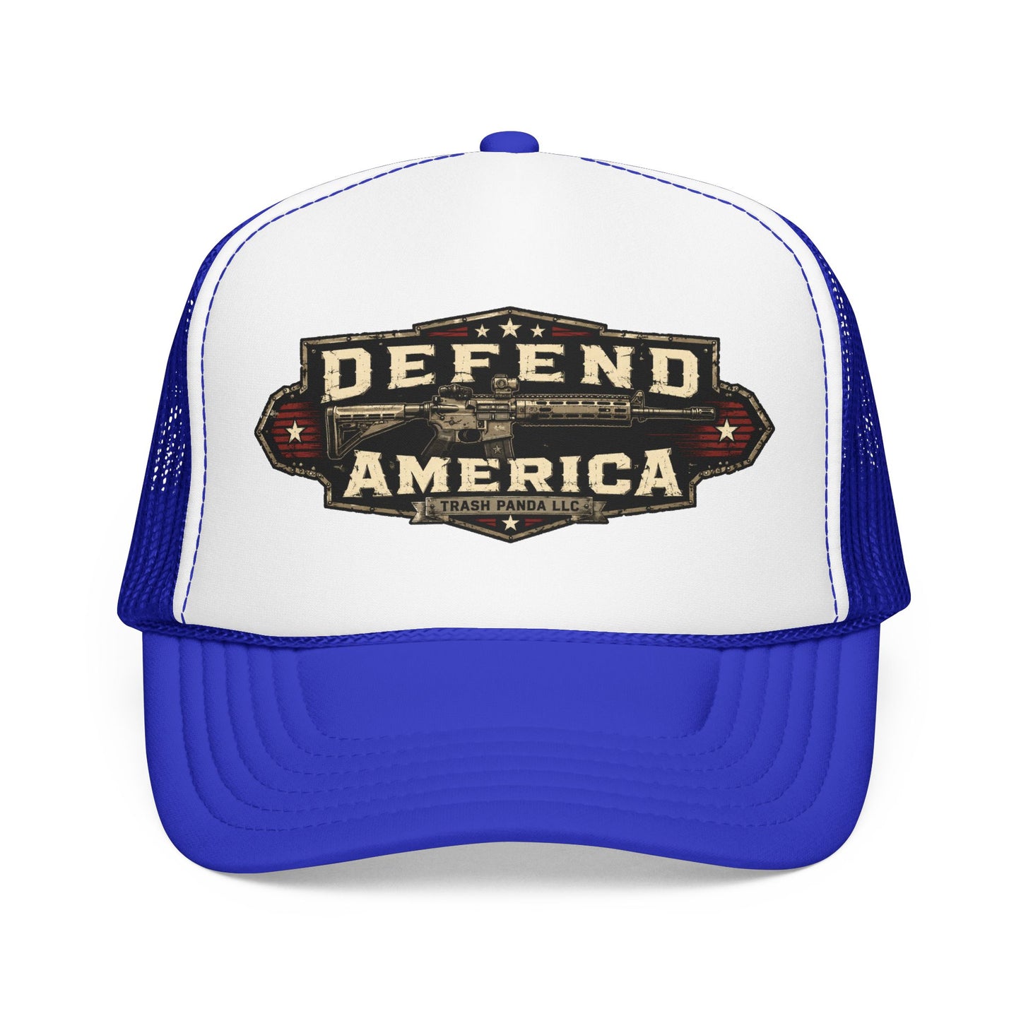 Defend America Foam Trucker Hat (Printed)