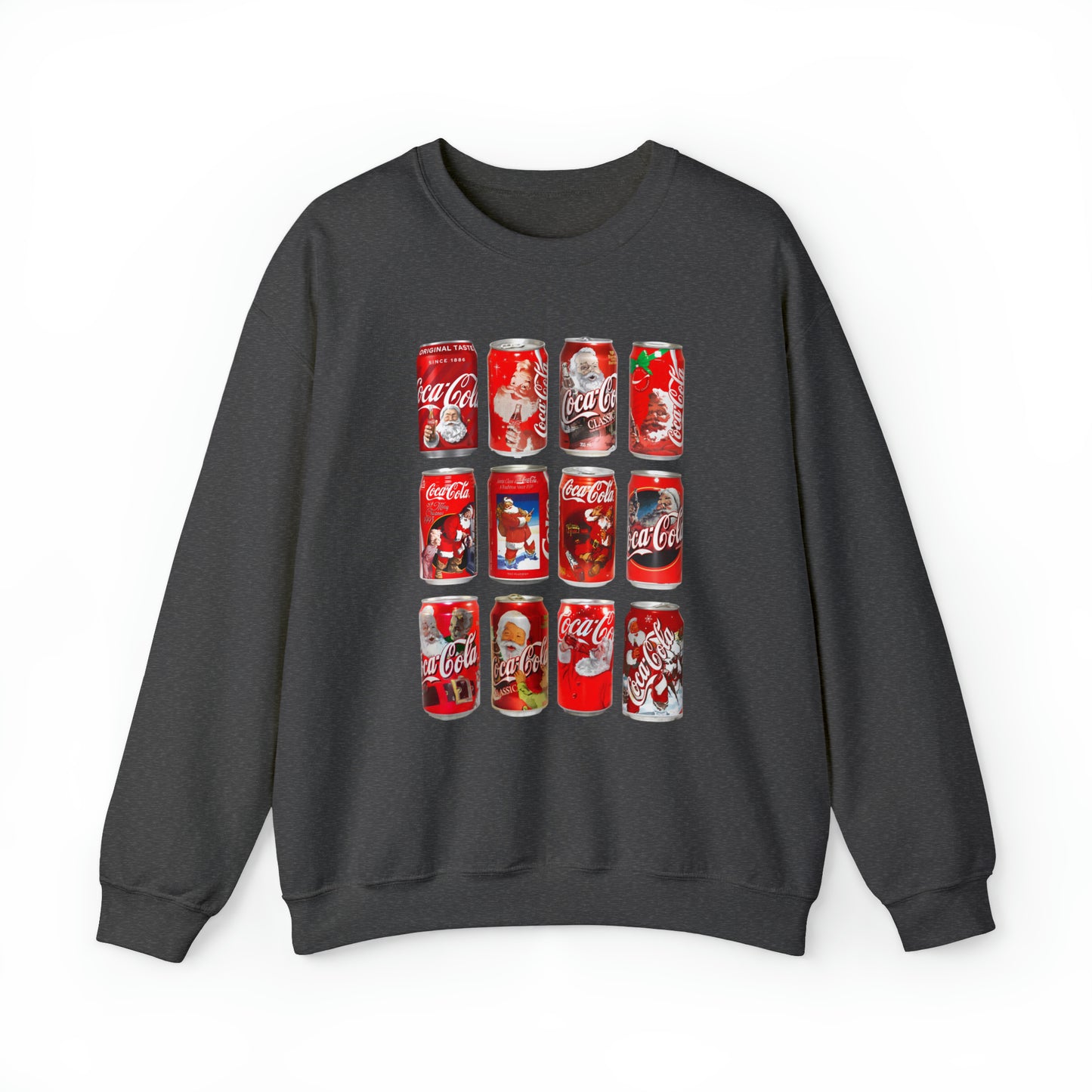 Christmas Coke Cans Sweatshirt Unisex Heavy Blend™ Crewneck Sweatshirt