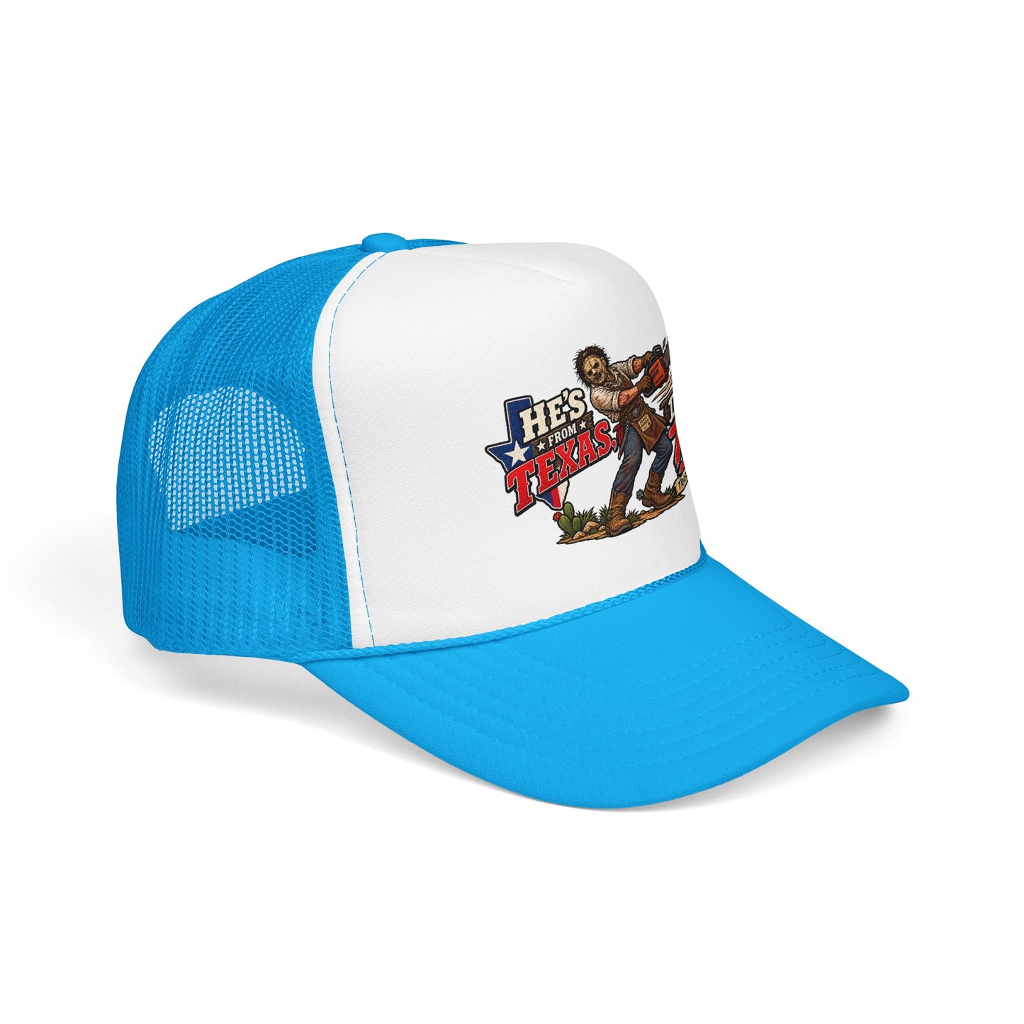 He's From Texas Foam Trucker Hat