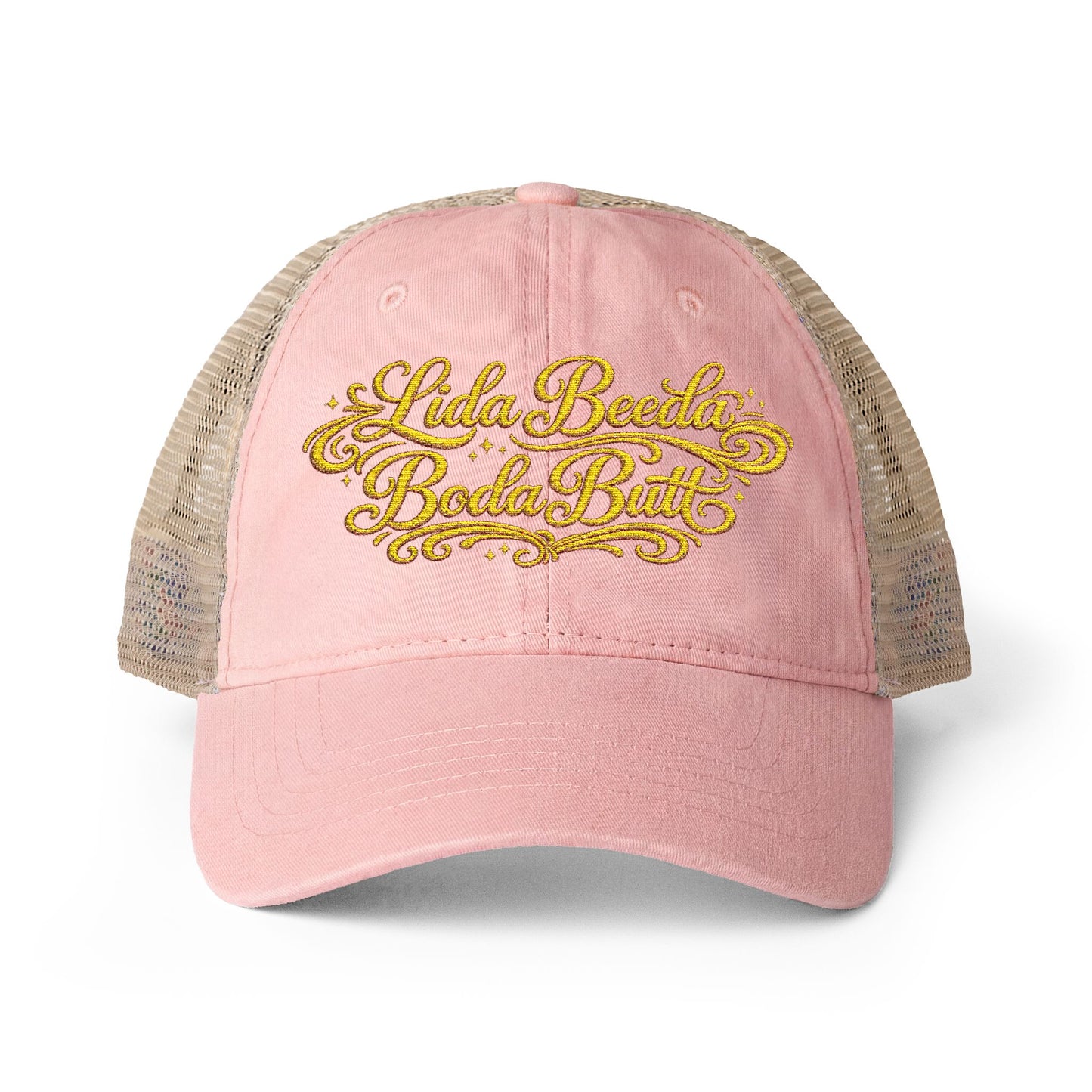 Lida Beeda Boda Butt Women's Washed Mesh-Back Cap