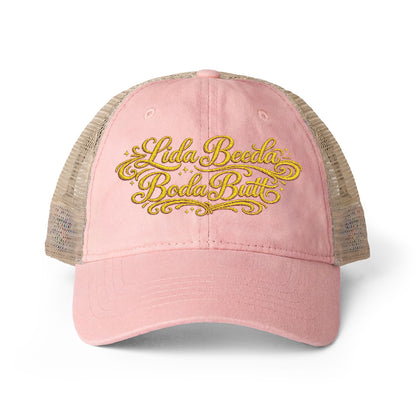 Lida Beeda Boda Butt Women's Washed Mesh-Back Cap