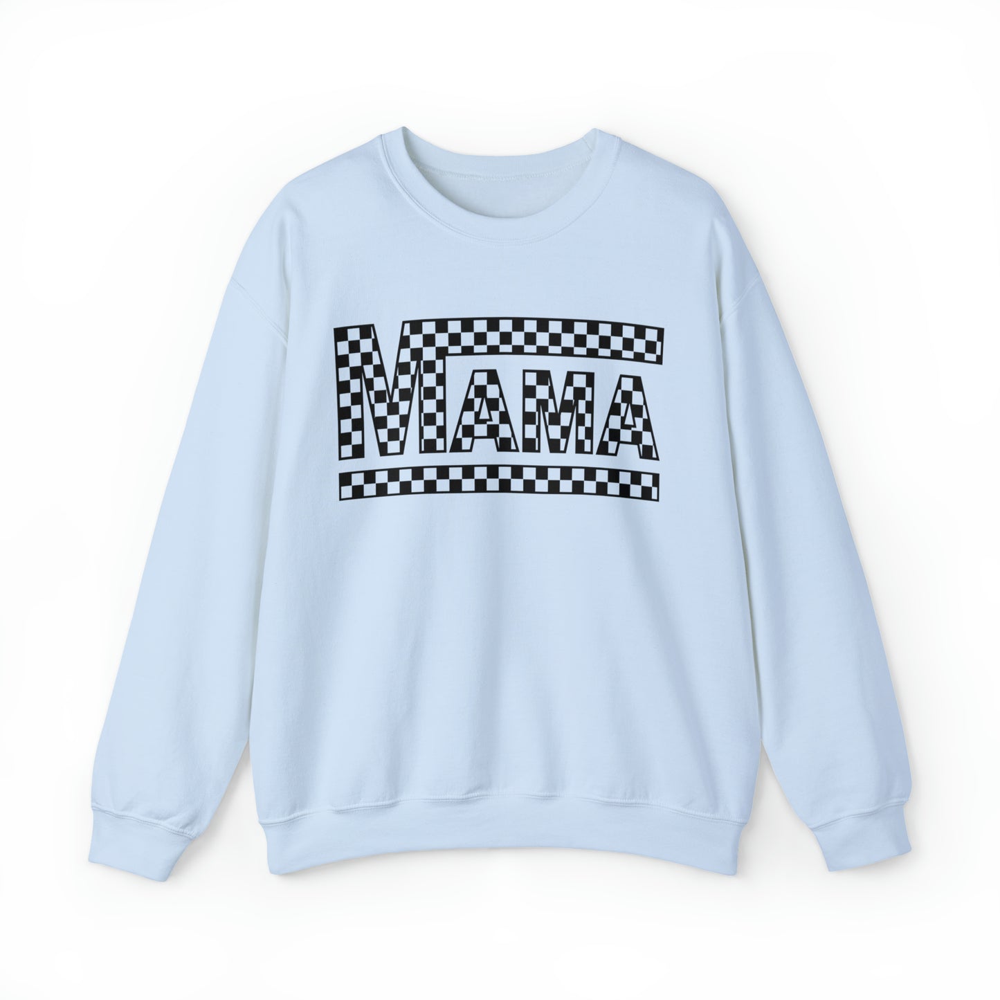 Checkered Mama Unisex Heavy Blend™ Crewneck Sweatshirt