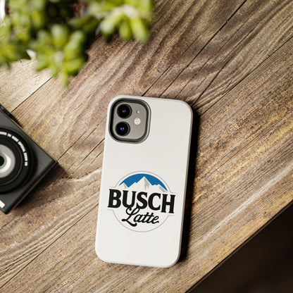 Busch Latte White Tough iPhone Cases