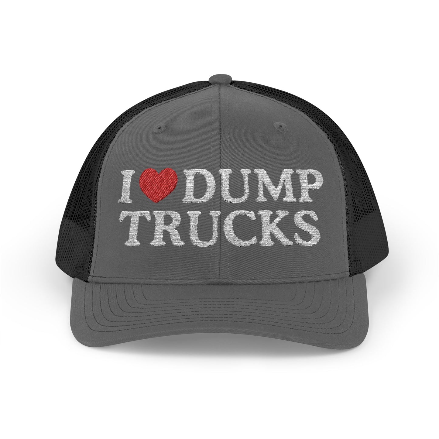 I Heart Dump Trucks Richardson 112 Snapback Trucker Cap