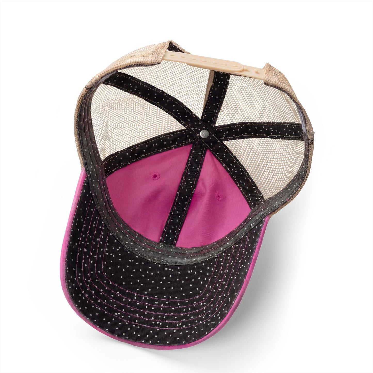 He's From Texas Women's Washed Mesh-Back Ponytail Cap