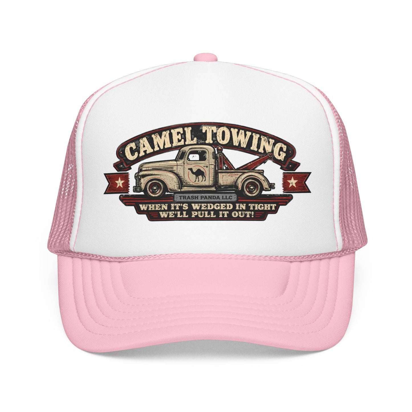 Camel Towing Foam Trucker Hat (Printed)
