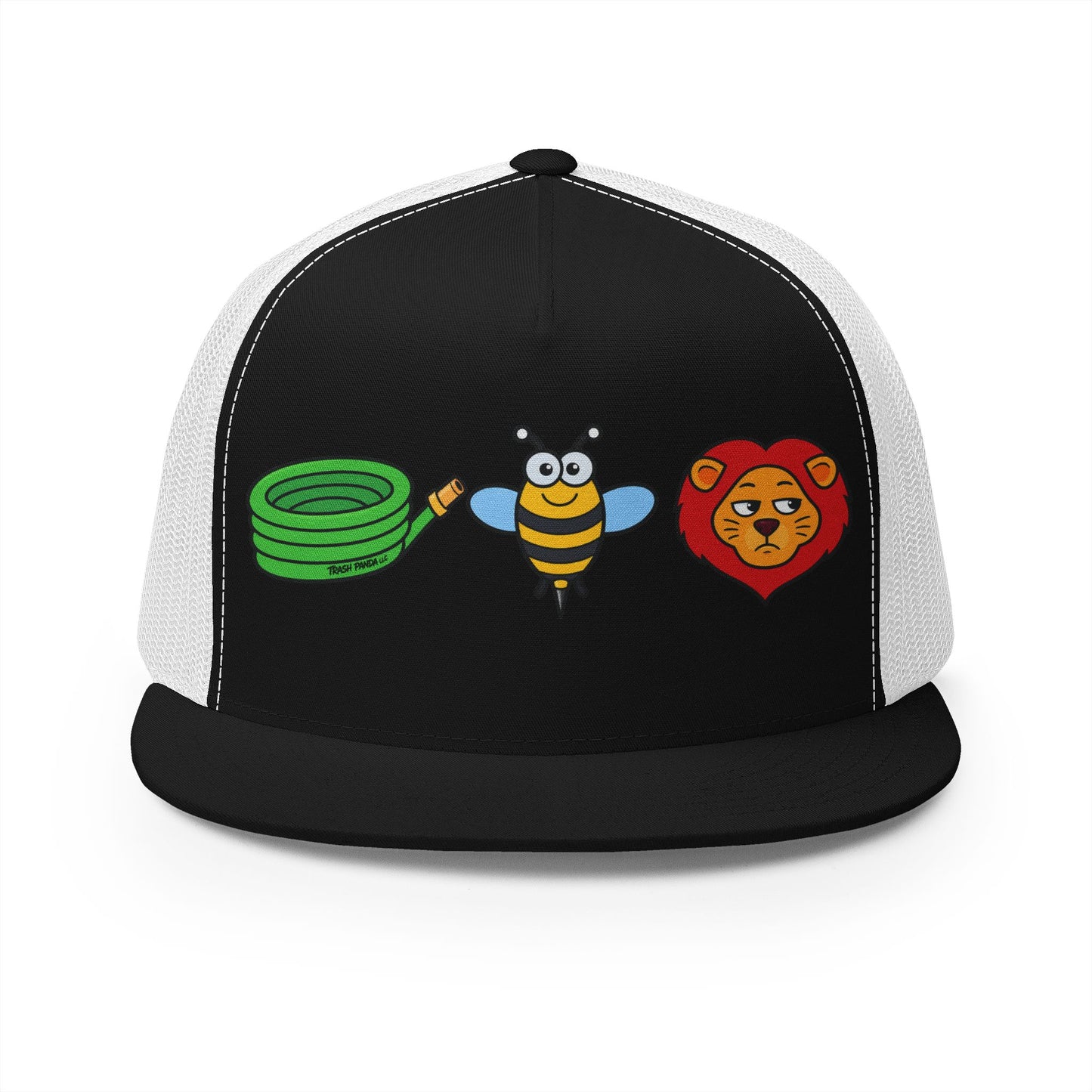 Hose Bee Lion 5 Panel Trucker Cap (Printed)