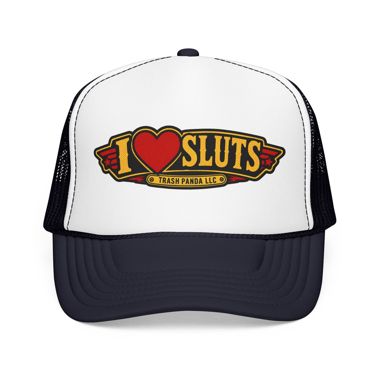 I Heart Sl*ts Foam Trucker Hat (Printed)