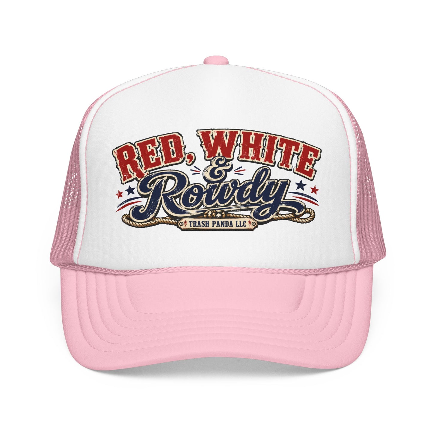 Red White & Rowdy Foam Trucker Hat (Printed)