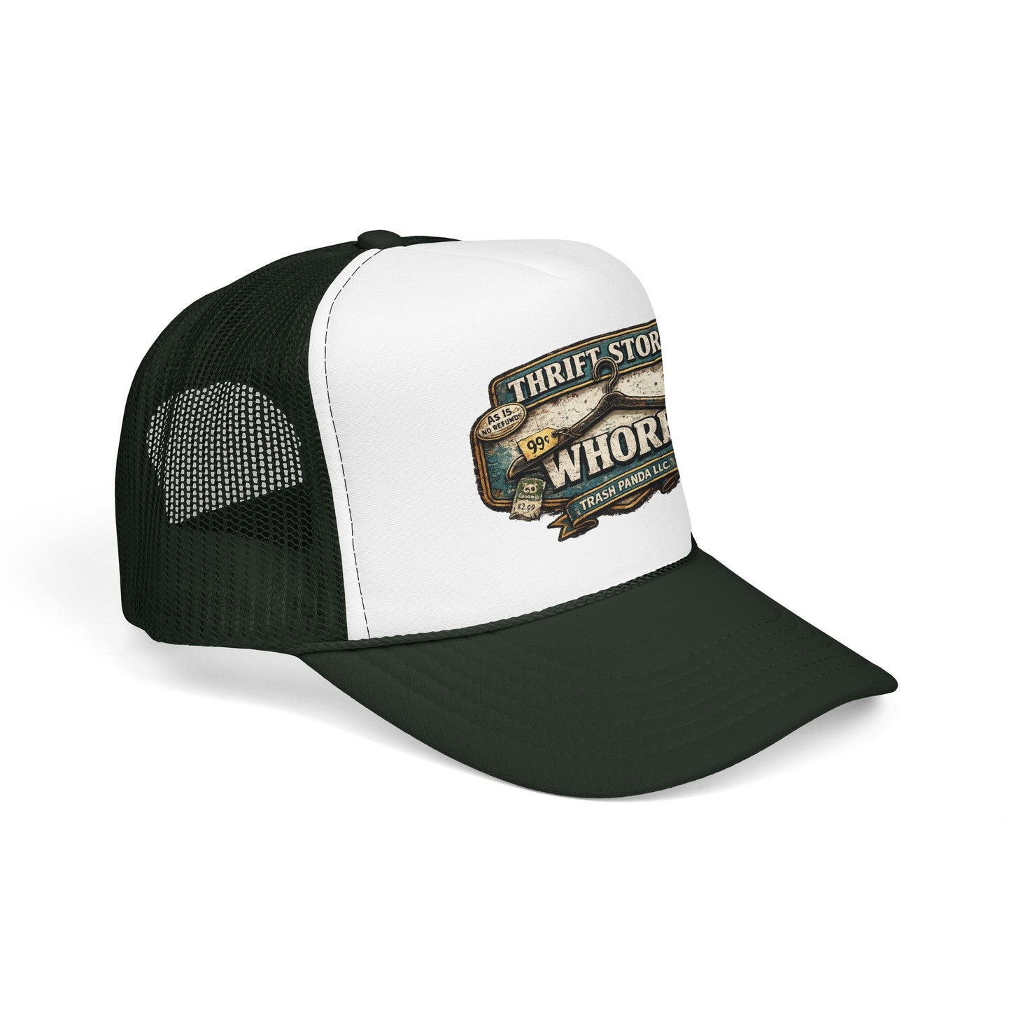 Thrift Store Wh*re Foam Trucker Hat (Printed)