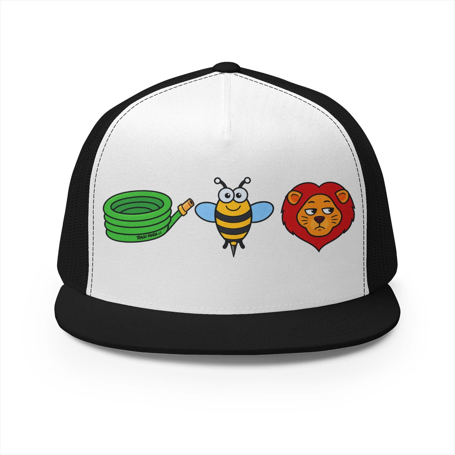 Hose Bee Lion 5 Panel Trucker Cap (Printed)