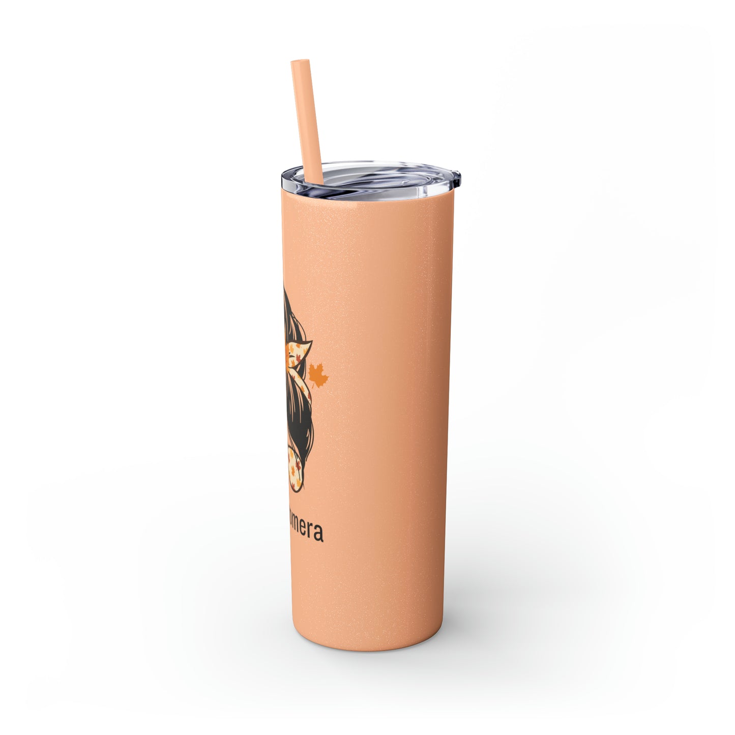 In My Mom Era Fall Skinny Tumbler with Straw, 20oz