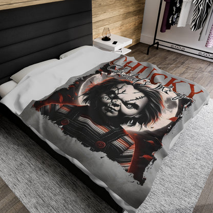 CHUCKY Velveteen Plush Blanket