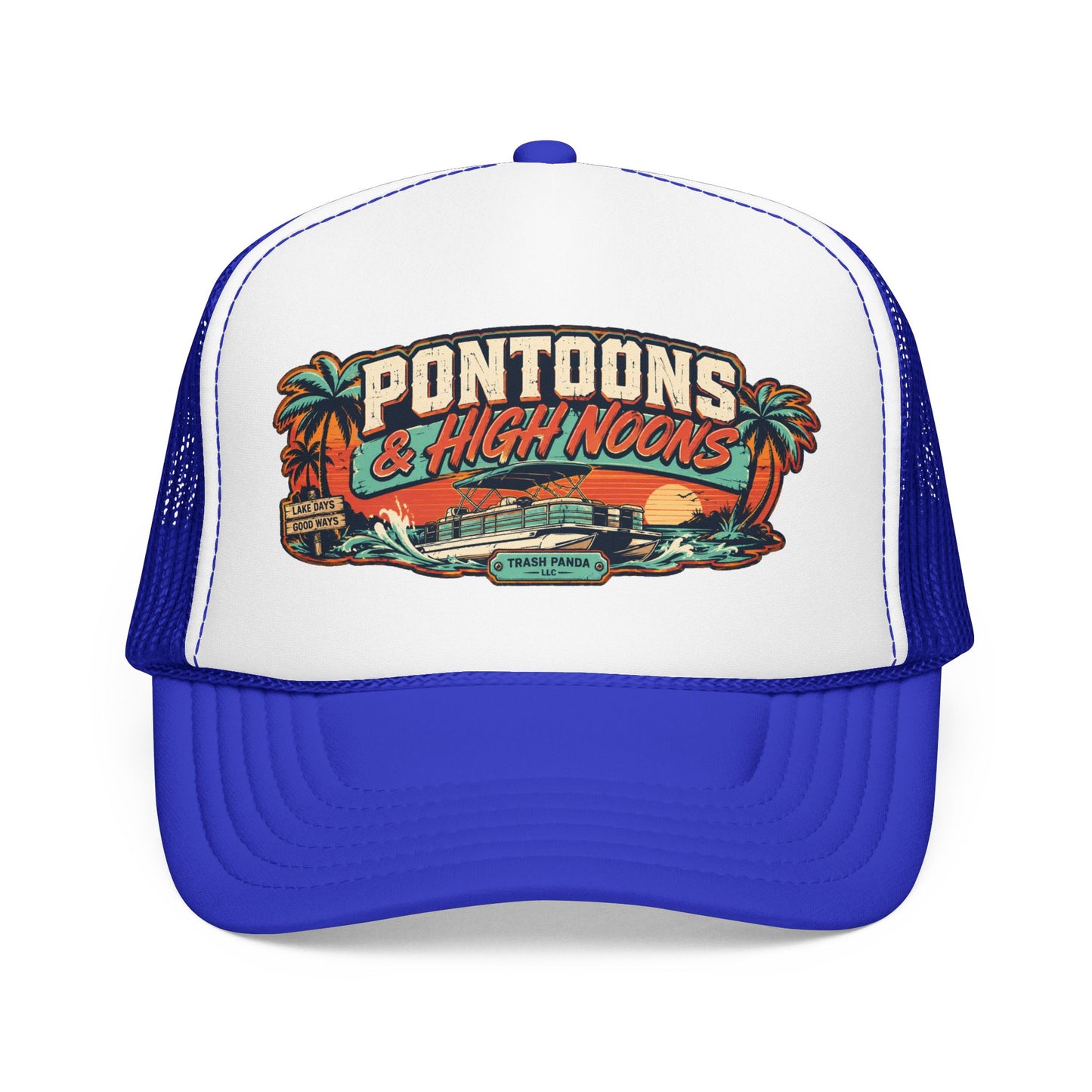 Pontoons & High Noons Foam Trucker Hat (Printed)