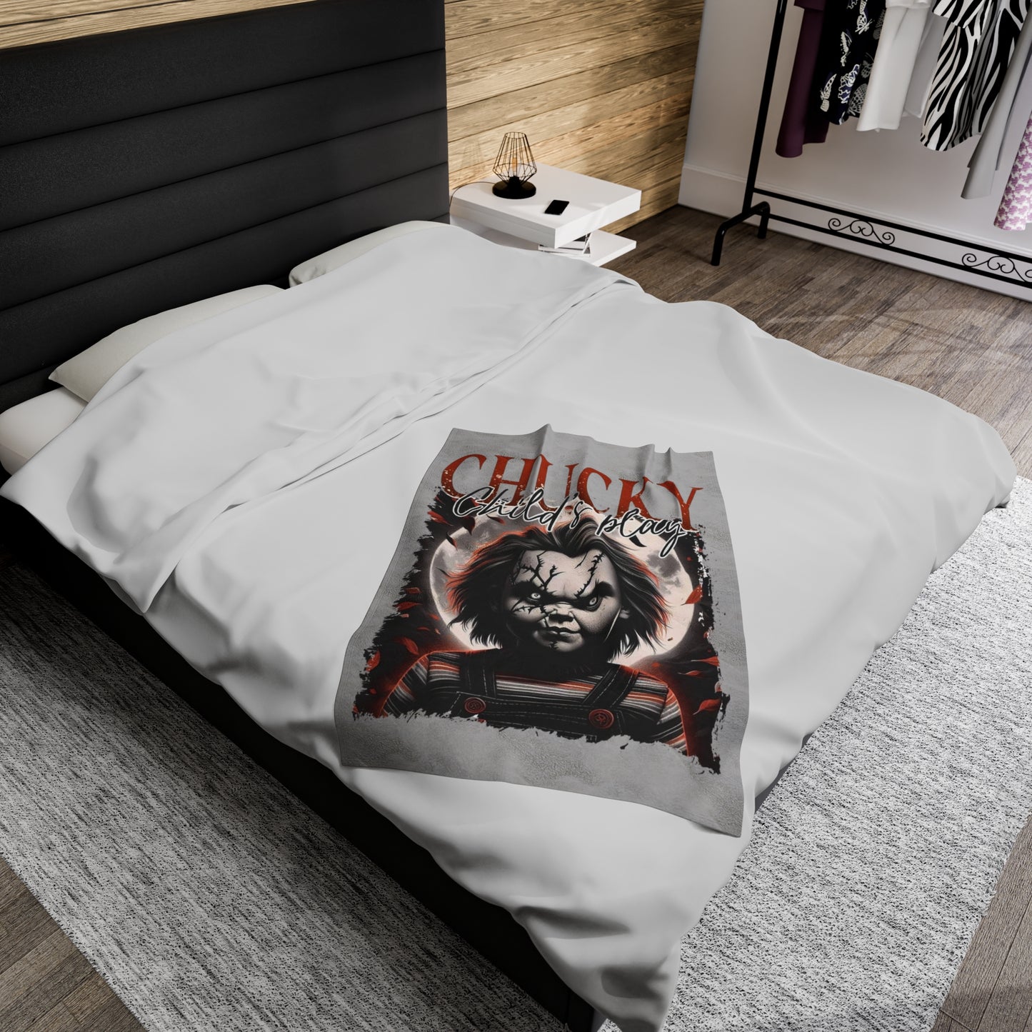 CHUCKY Velveteen Plush Blanket