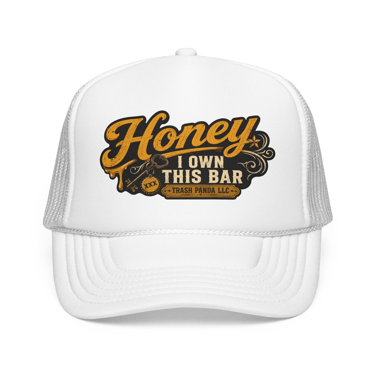 I Own This Bar Foam Trucker Hat (Printed)