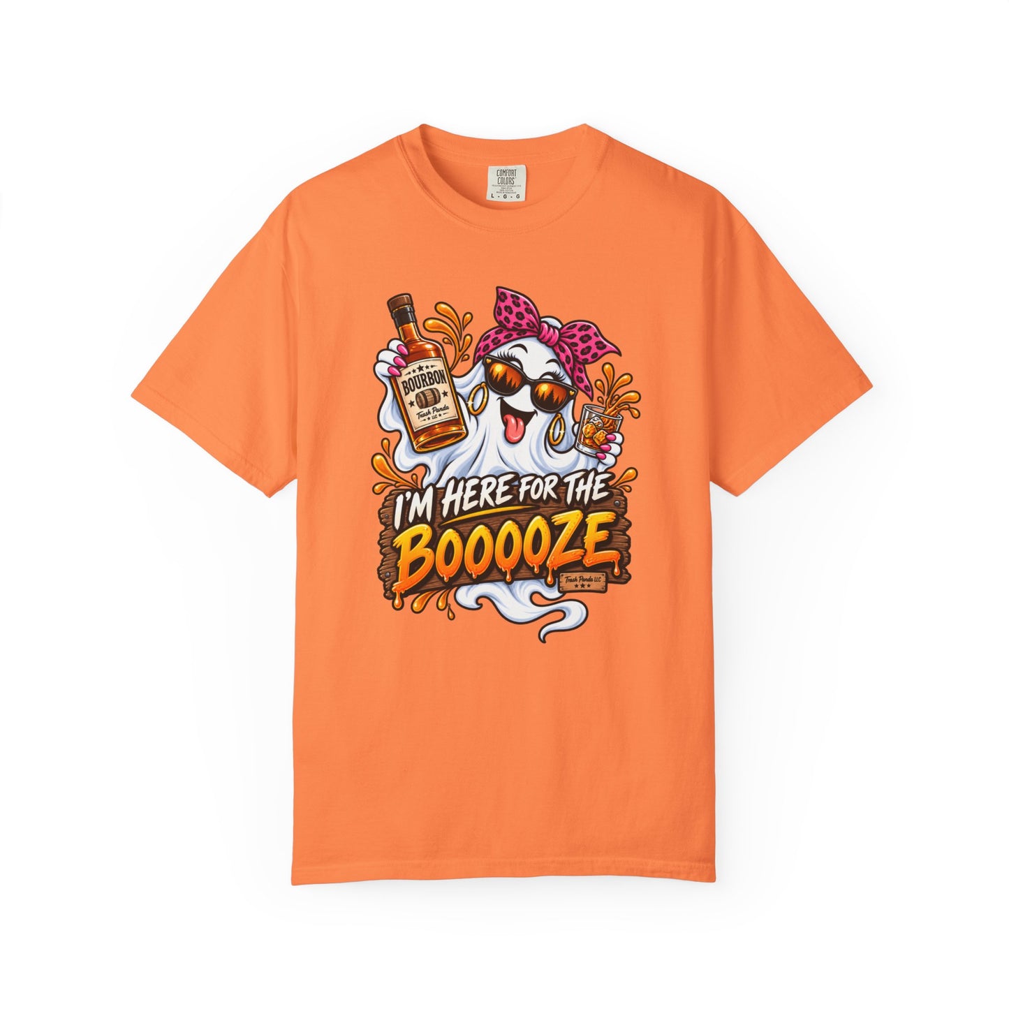 Here For The Booooze (Ladies) Comfort Colors T-shirt
