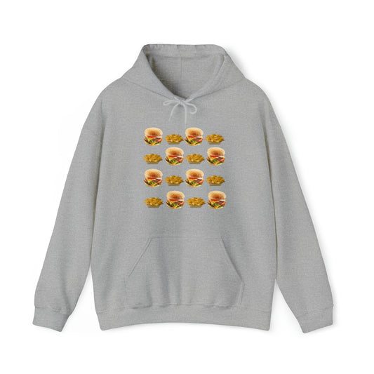 Burger & Fries Unisex Heavy Blend™ Hooded Sweatshirt