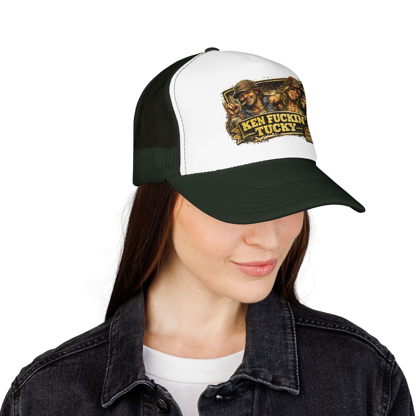 Ken Fn' Tucky Foam Trucker Hat (Printed)
