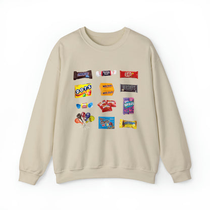 Halloween Candy Sweatshirt Unisex Heavy Blend™ Crewneck Sweatshirt