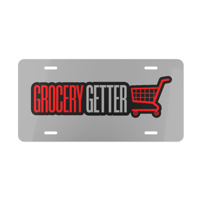 Grocery Getter 2.0 Grey Vanity Plate