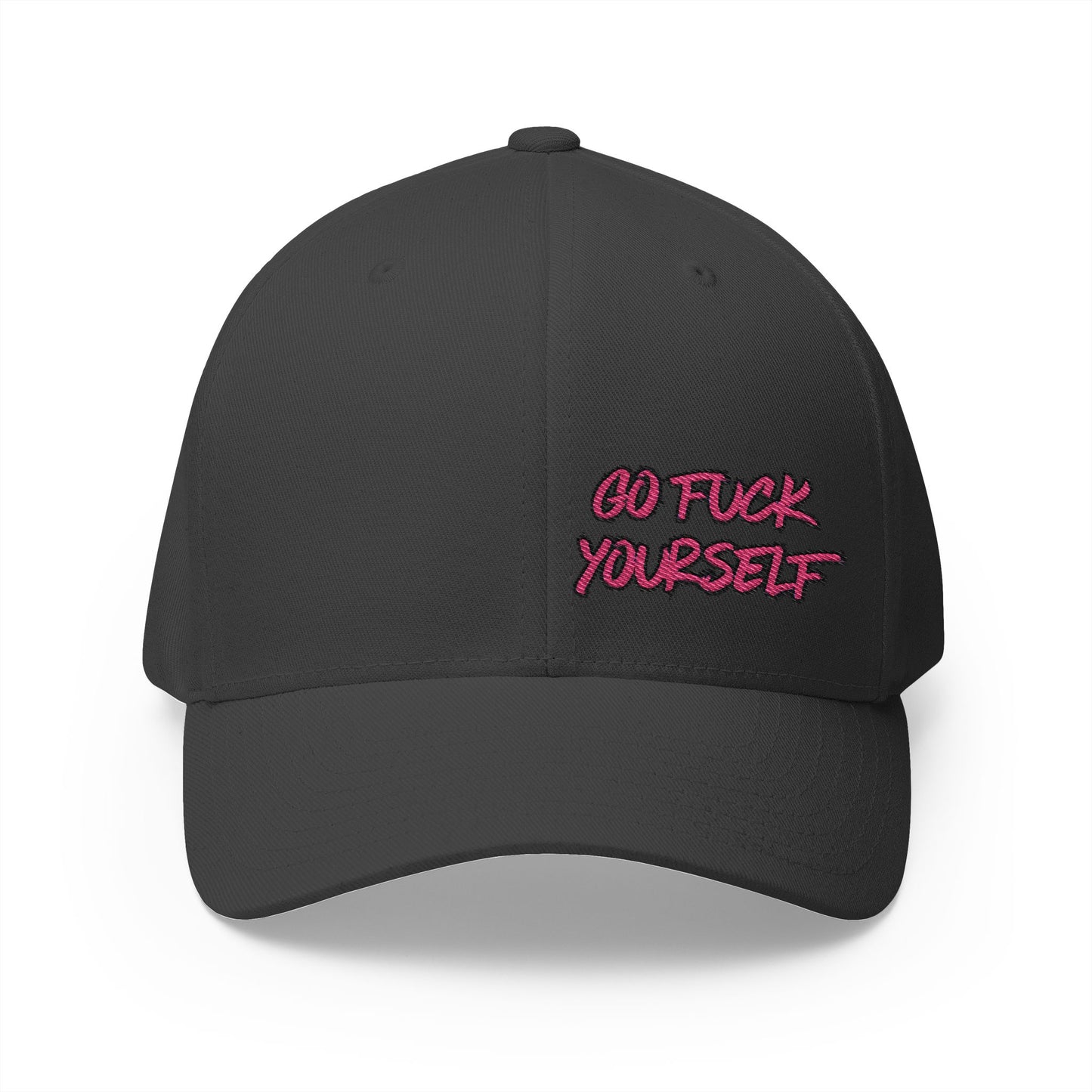 Go F Yourself (PINK) Embroidered FlexFit Hat